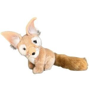 Fennec Fox Realistic Stuffed Animal Large Ears Soft Plush North Africa Wildlife